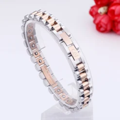 Korean Popular Three-color Stainless Steel Germanium Stone Bracelet Wholesale Nihaojewelry -Deals Glis Jewel Store 1424967392026562560