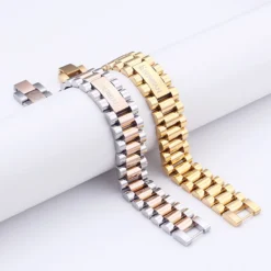 Stainless Steel Full Germanium Bracelet Titanium Steel Rose Gold Couple Germanium Particles Germanium Stone Bracelet One Piece Dropshipping -Deals Glis Jewel Store 1436214196785254400