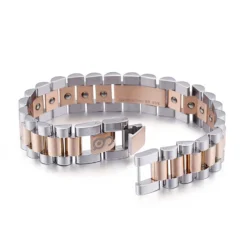 Stainless Steel Full Germanium Bracelet Titanium Steel Rose Gold Couple Germanium Particles Germanium Stone Bracelet One Piece Dropshipping -Deals Glis Jewel Store 1436214204792180736