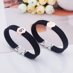 Germanium Stone Energy Magnet Stainless Steel Bracelet Wholesale Nihaojewelry -Deals Glis Jewel Store 1437264732670267392