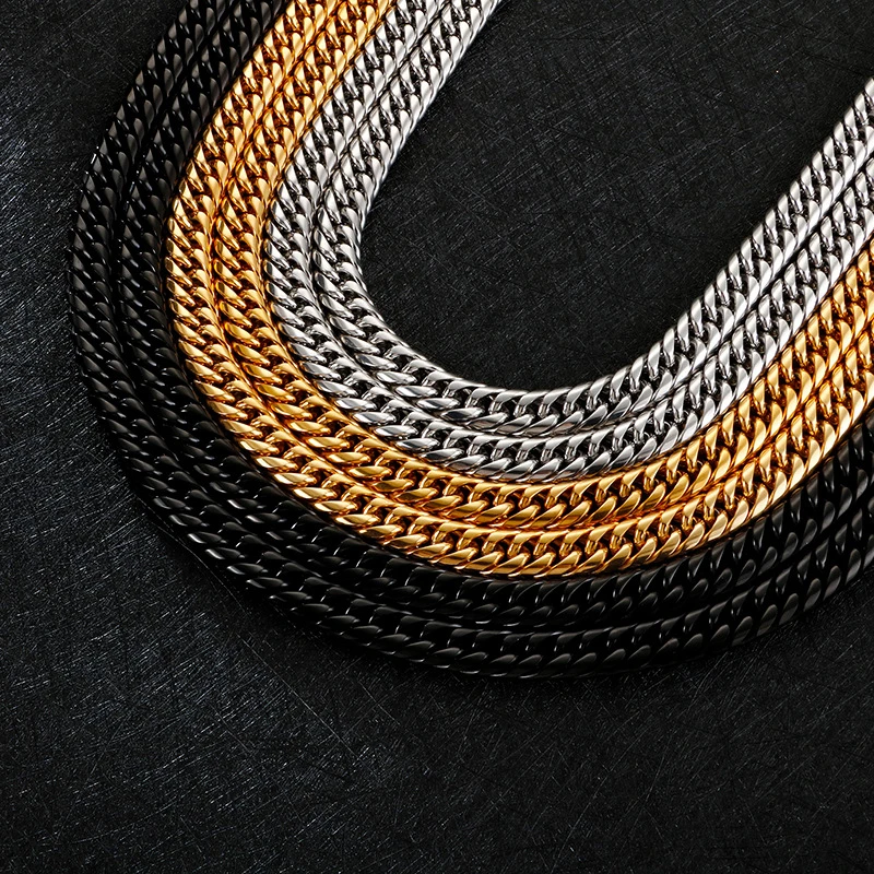 Personality Simple Creative Trend Rough And Domineering Titanium Steel Necklace Manufacturers Supply 3 Personality Simple Creative Trend Rough And Domineering Titanium Steel Necklace Manufacturers Supply - Image 3