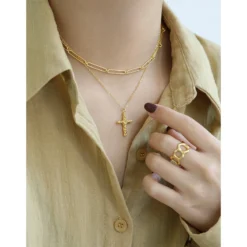 059 Korean Version Of S925 Sterling Silver Necklace Simple Chain Choker Necklace -Deals Glis Jewel Store 1444846995444469760