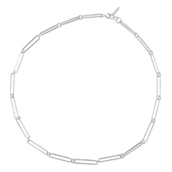 059 Korean Version Of S925 Sterling Silver Necklace Simple Chain Choker Necklace -Deals Glis Jewel Store 1444847011860975616