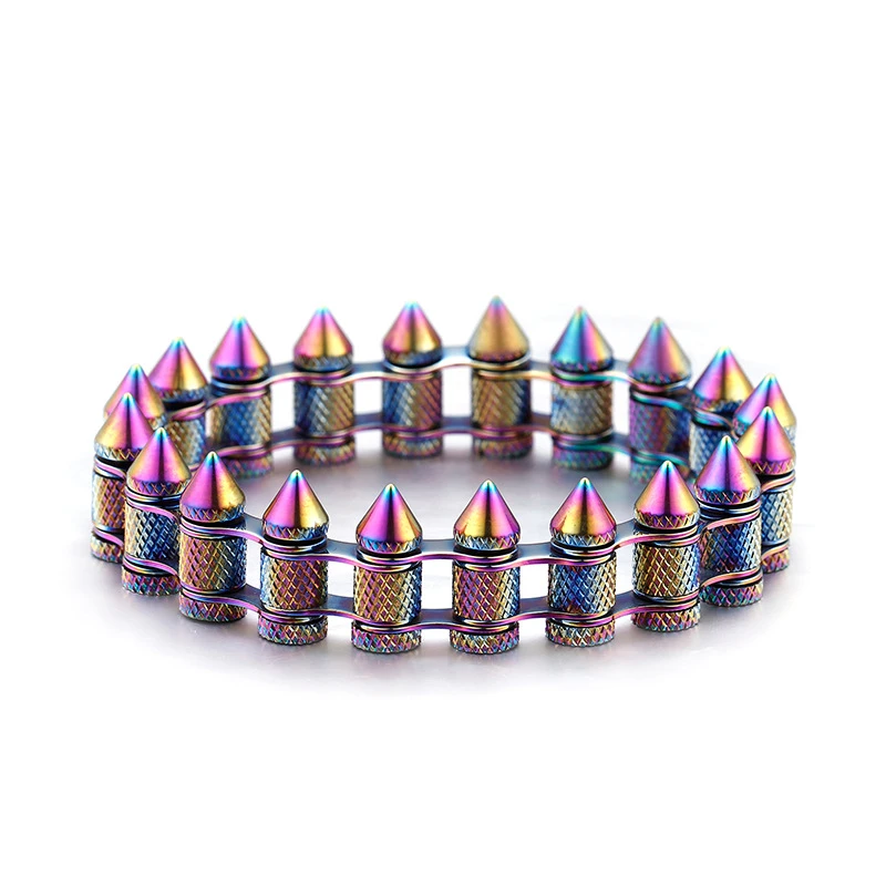 Creative New European And American Bullet Head Stainless Steel Bracelet 4 Creative New European And American Bullet Head Stainless Steel Bracelet - Image 4