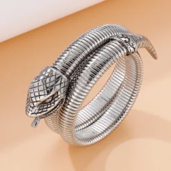 Fashion Stainless Steel Open Bracelet Multi-ring Cobra Bracelet Jewelry 10 Fashion Stainless Steel Open Bracelet Multi-ring Cobra Bracelet Jewelry -Deals Glis Jewel Store 1453965365372653568