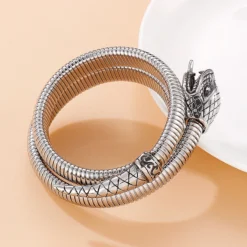 Fashion Stainless Steel Open Bracelet Multi-ring Cobra Bracelet Jewelry 9 Fashion Stainless Steel Open Bracelet Multi-ring Cobra Bracelet Jewelry -Deals Glis Jewel Store 1453965373958393856
