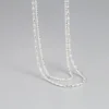 Fashion S925 Sterling Silver Double Layer Starry Rice Necklace Wholesale