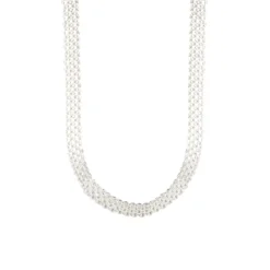 Korea 925 Sterling Silver Four-row Chain Necklace Wholesale 11 Korea 925 Sterling Silver Four-row Chain Necklace Wholesale -Deals Glis Jewel Store 1458307280708702208