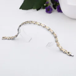 Foreign Trade New Korean Style Fashion Titanium Steel Bracelet Women's Cute Bracelet Golden Chain Jewelry One Piece Dropshipping -Deals Glis Jewel Store 1460438425785208832