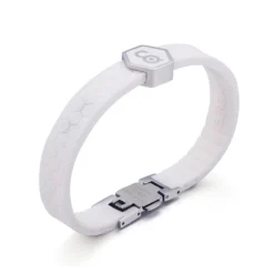 Personality Soft Silicone Bracelet Stainless Steel Germanium Stone Energy Magnet Bracelet Wholesale -Deals Glis Jewel Store 1462685449515569152