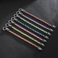 Rock Domineering Lion Head Chain Stainless Steel Couple Bracelet -Deals Glis Jewel Store 1501762187889348608