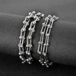 Fashion Geometric Titanium Steel Necklace Plating Stainless Steel Necklaces -Deals Glis Jewel Store 1556473680706539520