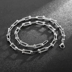 Fashion Geometric Titanium Steel Necklace Plating Stainless Steel Necklaces -Deals Glis Jewel Store 1556540561043886080