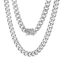 Fashion Geometric Stainless Steel Necklace Inlay Rhinestones Stainless Steel Necklaces 10 Fashion Geometric Stainless Steel Necklace Inlay Rhinestones Stainless Steel Necklaces -Deals Glis Jewel Store 1557895688916963328