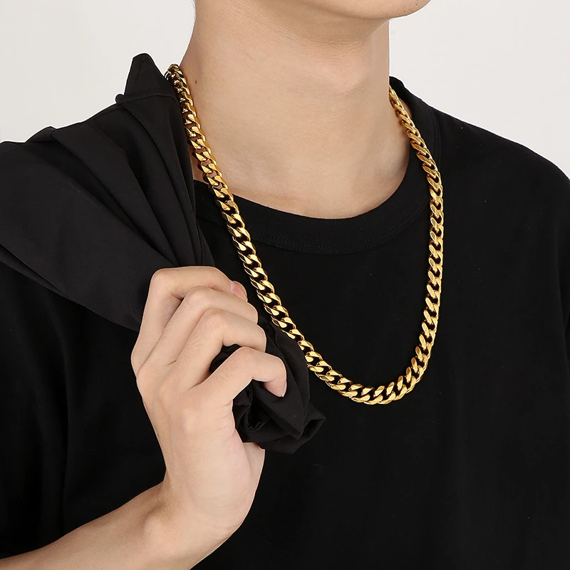 Fashion Geometric Stainless Steel Necklace Inlay Rhinestones Stainless Steel Necklaces 2 Fashion Geometric Stainless Steel Necklace Inlay Rhinestones Stainless Steel Necklaces - Image 2