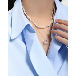 Fashion Irregular Sterling Silver Choker Pearl Plating 925 Silver Necklaces 10 Fashion Irregular Sterling Silver Choker Pearl Plating 925 Silver Necklaces -Deals Glis Jewel Store 1557897057971343360