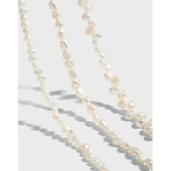 Fashion Irregular Sterling Silver Choker Pearl Plating 925 Silver Necklaces 11 Fashion Irregular Sterling Silver Choker Pearl Plating 925 Silver Necklaces -Deals Glis Jewel Store 1557897110588887040 1