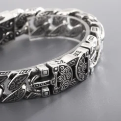 Cool Style Cross Monogram Stainless Steel Polishing Chain Bracelets 1 Piece -Deals Glis Jewel Store 1591031744822382592