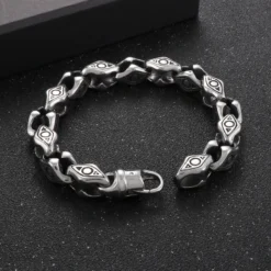 Fashion Geometric Stainless Steel Patchwork Bracelets 1 Piece 11 Fashion Geometric Stainless Steel Patchwork Bracelets 1 Piece -Deals Glis Jewel Store 1592372970507079680