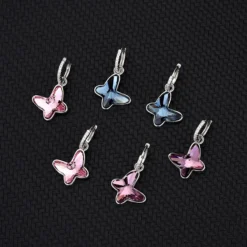 Simple Style Bow Knot Sterling Silver Plating Artificial Crystal Earrings 1 Pair 7 Simple Style Bow Knot Sterling Silver Plating Artificial Crystal Earrings 1 Pair -Deals Glis Jewel Store 1592690133956694016