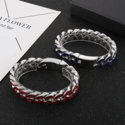Fashion Geometric Stainless Steel Enamel Bracelets 1 Piece -Deals Glis Jewel Store 1592817618228744192