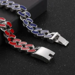 Fashion Geometric Stainless Steel Enamel Bracelets 1 Piece -Deals Glis Jewel Store 1592817618367156224