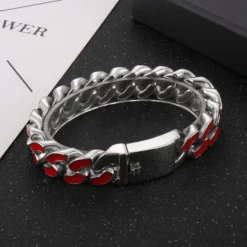 Fashion Geometric Stainless Steel Enamel Bracelets 1 Piece -Deals Glis Jewel Store 1592817618367156225
