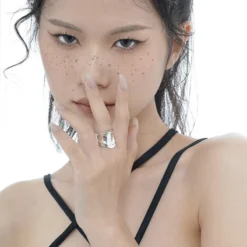 Simple Style Geometric Sterling Silver Polishing Open Ring 1 Piece 11 Simple Style Geometric Sterling Silver Polishing Open Ring 1 Piece -Deals Glis Jewel Store 1600423010022592512 1