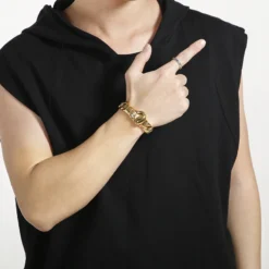 Fashion Solid Color Titanium Steel Bracelets 1 Piece 14 Fashion Solid Color Titanium Steel Bracelets 1 Piece -Deals Glis Jewel Store 1602120370834509824