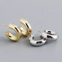 Fashion Geometric Sterling Silver Plating Ear Studs 1 Pair -Deals Glis Jewel Store 1607272897120964608 1