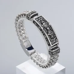 Hip-Hop Geometric Titanium Steel Stripe Bracelets 1 Piece 20 Hip-Hop Geometric Titanium Steel Stripe Bracelets 1 Piece -Deals Glis Jewel Store 1608348823116189696