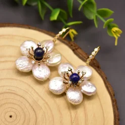 Simple Style Flower Pearl Plating Pearl Zircon Drop Earrings 1 Pair 8 Simple Style Flower Pearl Plating Pearl Zircon Drop Earrings 1 Pair -Deals Glis Jewel Store 1608710798446825472