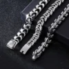 Hip-Hop Geometric Titanium Steel Plating Bracelets 1 Piece