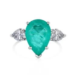 Glam Water Droplets Sterling Silver Plating Zircon Rings 9 Glam Water Droplets Sterling Silver Plating Zircon Rings -Deals Glis Jewel Store 1612330694976081920