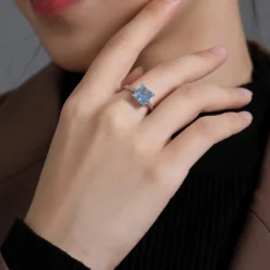 Fashion Simple Style Square Sterling Silver Inlay Zircon Rings 1 Piece -Deals Glis Jewel Store 1619964134529568768 scaled