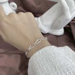 Fashion Solid Color Silver Plating Bracelets 1 Piece -Deals Glis Jewel Store 1620674457406410752