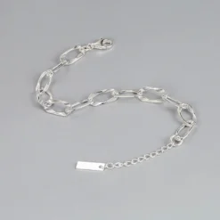 Simple Style Solid Color Silver Plating Hollow Out Bracelets 1 Piece -Deals Glis Jewel Store 1620674729398636544