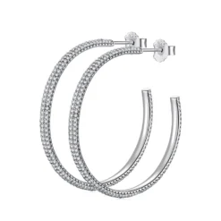 Fashion Solid Color Sterling Silver Hoop Earrings 1 Pair 9 Fashion Solid Color Sterling Silver Hoop Earrings 1 Pair -Deals Glis Jewel Store 1620705116787183616