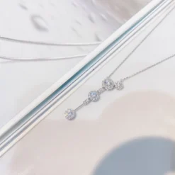 Fashion Classic Style Geometric Sterling Silver Plating Zircon Necklace 1 Piece 10 Fashion Classic Style Geometric Sterling Silver Plating Zircon Necklace 1 Piece -Deals Glis Jewel Store 1622121267341692928