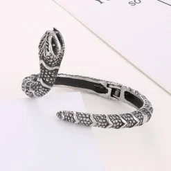 Hip-Hop Snake Stainless Steel Plating Bangle 1 Piece -Deals Glis Jewel Store 1622799096446324736 1