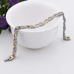 Retro Geometric Stainless Steel Bracelets 1 Piece 14 Retro Geometric Stainless Steel Bracelets 1 Piece -Deals Glis Jewel Store 1622843781076357120