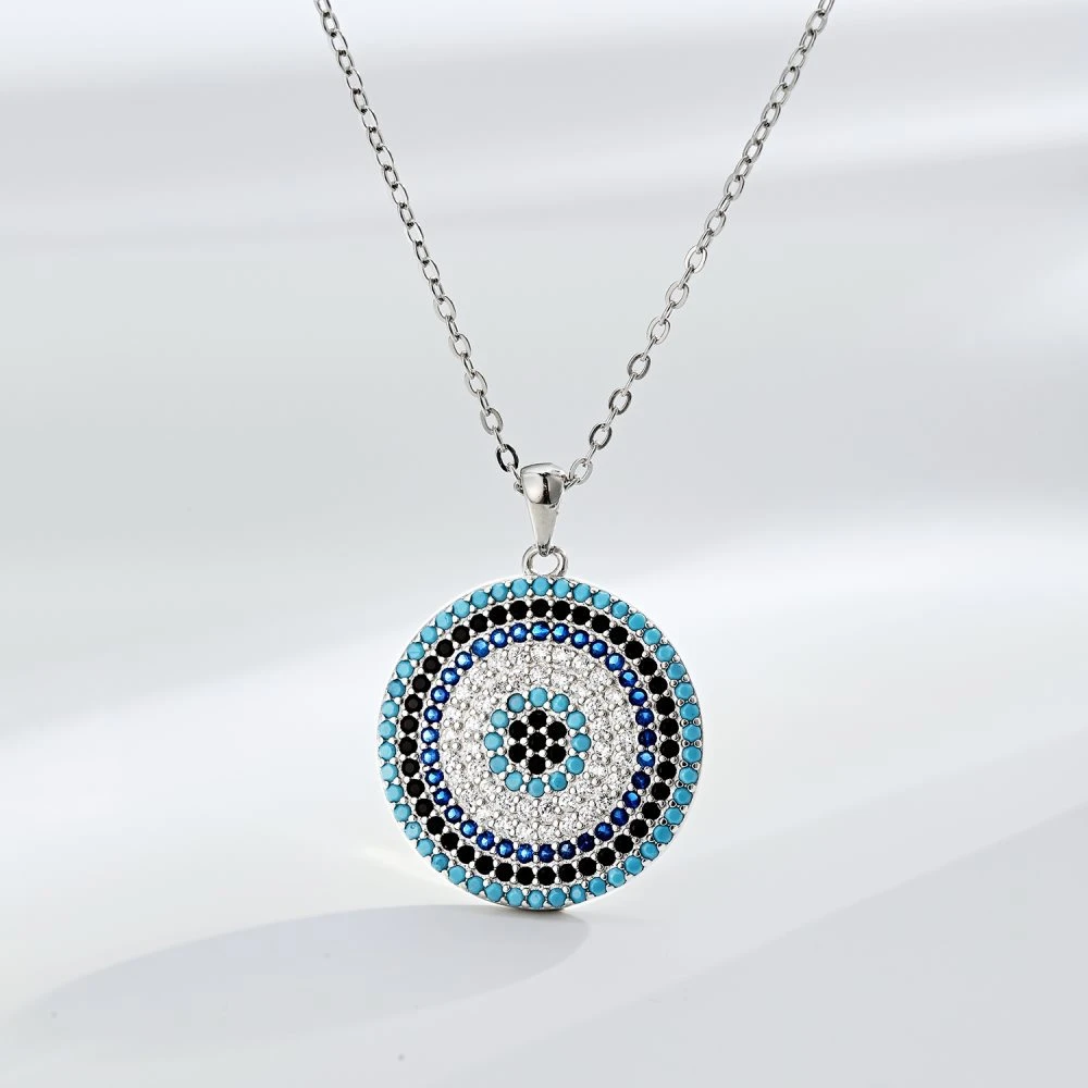 1 Piece Fashion Geometric Sterling Silver Plating Zircon Pendant Necklace 1 1 Piece Fashion Geometric Sterling Silver Plating Zircon Pendant Necklace