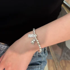 1 Piece Cute Animal Bear Sterling Silver Bracelets -Deals Glis Jewel Store 1627563285794656256