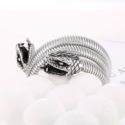 1 Piece Hip-Hop Snake Titanium Steel Plating Bangle 12 1 Piece Hip-Hop Snake Titanium Steel Plating Bangle -Deals Glis Jewel Store 1628652656111259648