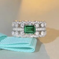 Retro Square Sterling Silver Inlay Artificial Gemstones Rings -Deals Glis Jewel Store 1630733194980626432 1