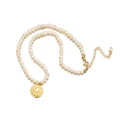 1 Piece Simple Style Devil'S Eye Copper Beaded Necklace -Deals Glis Jewel Store 1631231022328844288