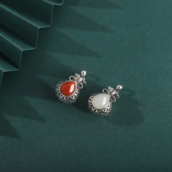 1 Piece Retro Water Droplets Sterling Silver Plating Artificial Gemstones Pendant Necklace -Deals Glis Jewel Store 1631530857628045312