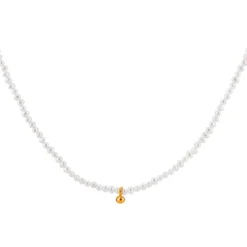 1 Piece Sweet Round Freshwater Pearl Sterling Silver Beaded Plating Necklace -Deals Glis Jewel Store 1635152996394471424