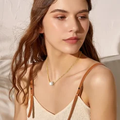 1 Piece Simple Style Ball Freshwater Pearl Sterling Silver Plating Pendant Necklace 8 1 Piece Simple Style Ball Freshwater Pearl Sterling Silver Plating Pendant Necklace -Deals Glis Jewel Store 1637690831328645120