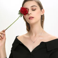 1 Piece Simple Style Heart Shape Sterling Silver Inlay Zircon Pendant Necklace 6 1 Piece Simple Style Heart Shape Sterling Silver Inlay Zircon Pendant Necklace -Deals Glis Jewel Store 1637691850624208896